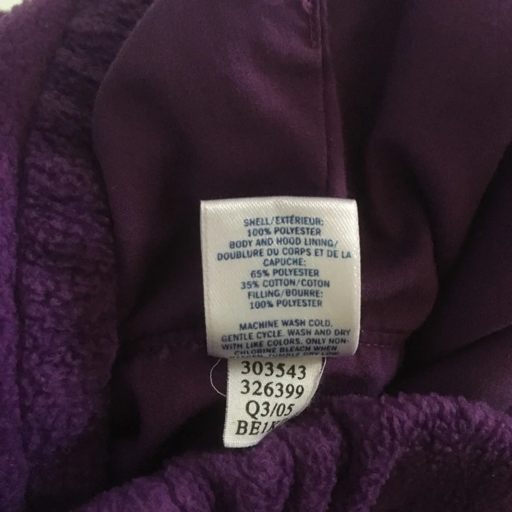 Kids Costume (5T) Flying Dragon 2 piece Purple Jacket and Pants Old Navy